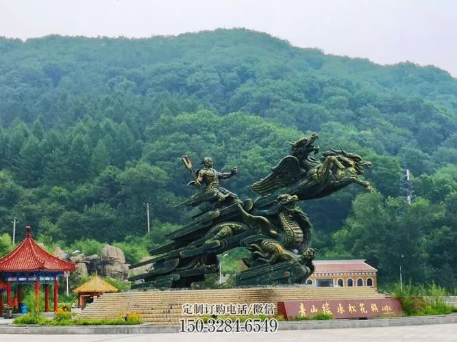 龙华夸父逐日雕塑,铸铜神话人物雕塑 龙华夸父逐日雕塑,铸铜神话人物雕塑