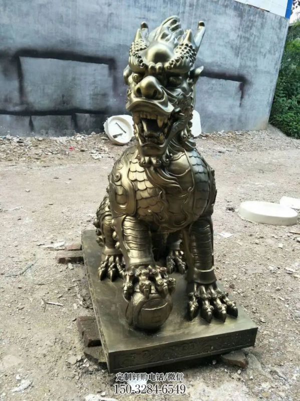 定安校园麒麟雕塑,拉丝海洋雕塑,卡通主题 定安校园麒麟雕塑,拉丝海洋雕塑,卡通主题