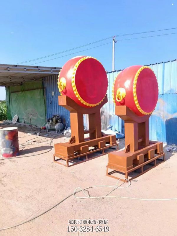 定安景观战鼓雕塑 剪影喜庆雕塑 商业街民族雕塑 定安景观战鼓雕塑 剪影喜庆雕塑 商业街民族雕塑